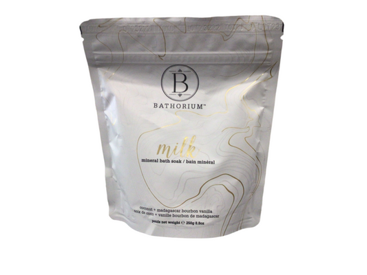 Bathorium milk mineral bath soak