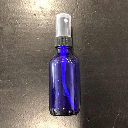 Glass Spray Bottle 2oz Blue