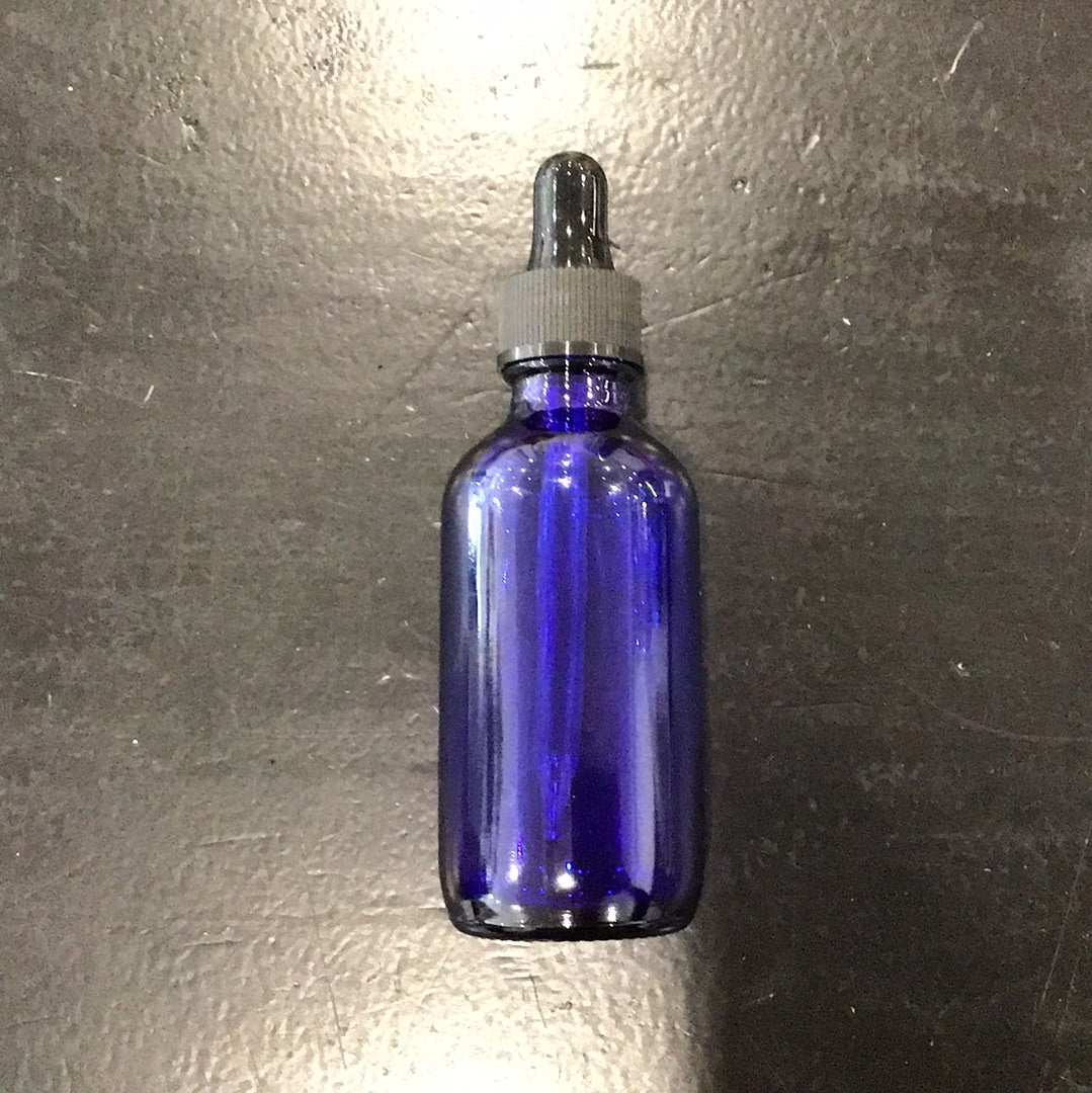 Glass Dropper Bottle 2oz Blue