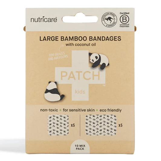 PATCH Large Panda Mixed Bamboo Bandages - 10pk