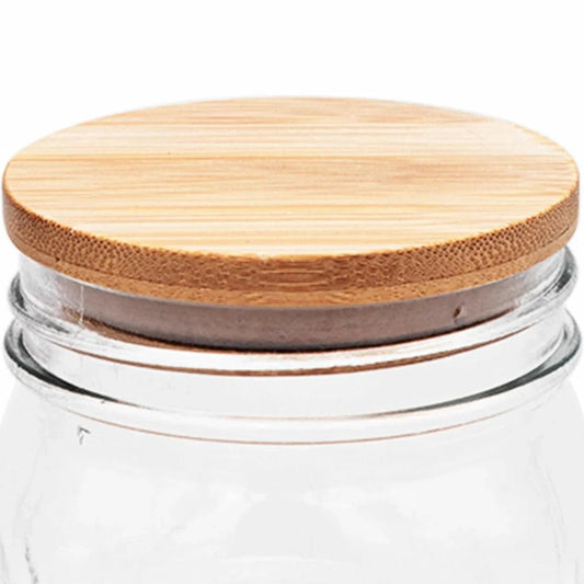 Bamboo Mason Top Lid