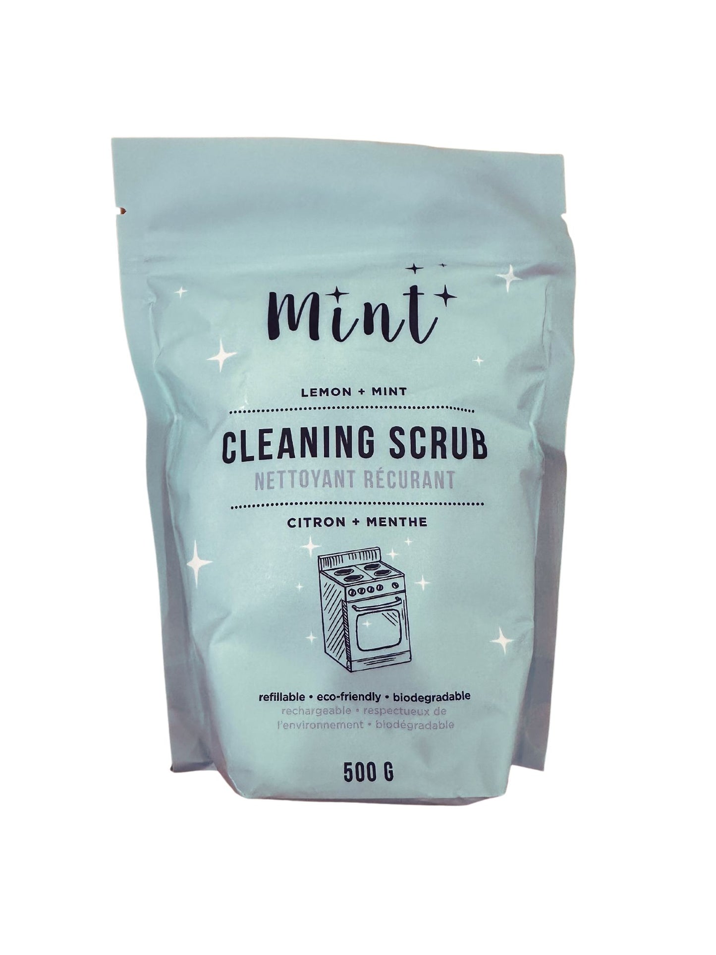 Mint Cleaning Scrub Refill 500g